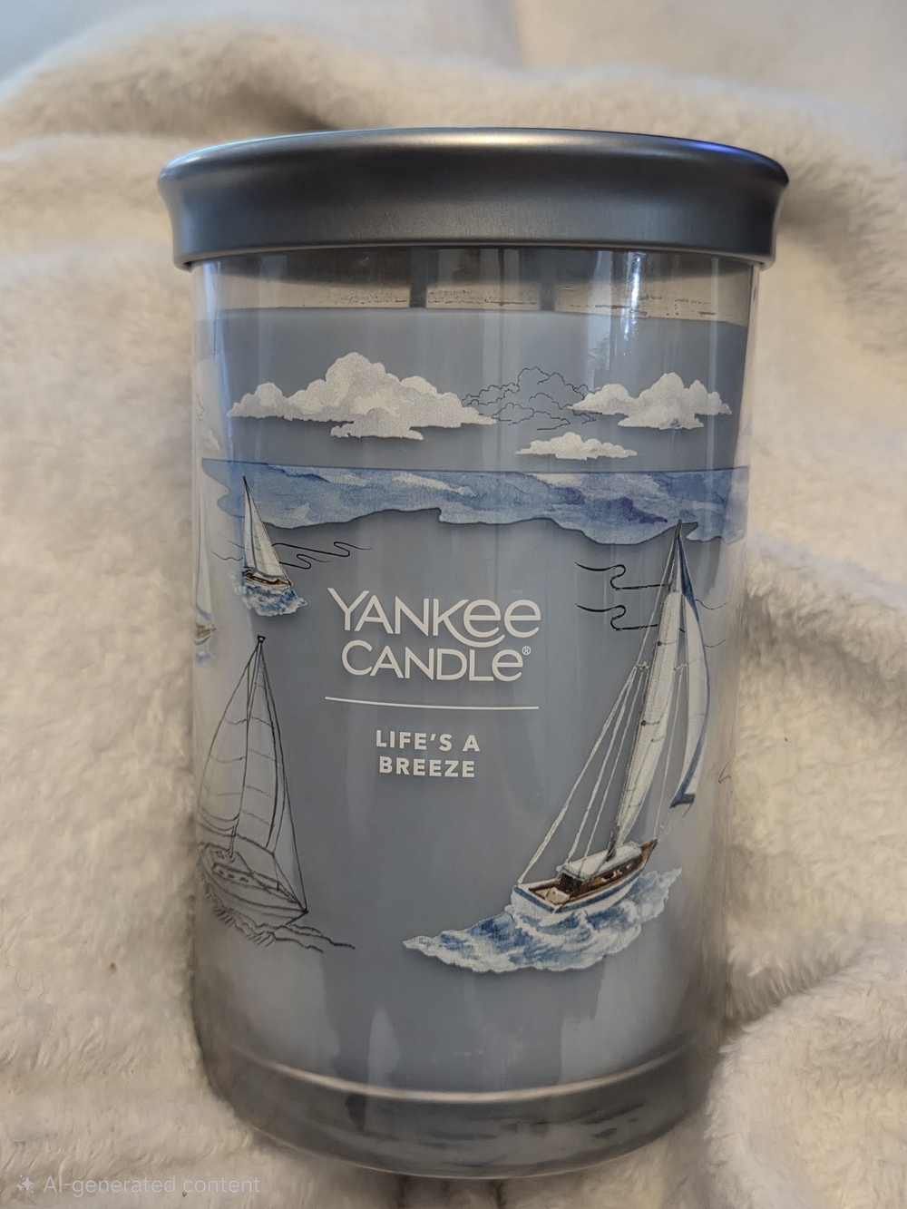 Yankee Candle Life's A Breeze (RETIRED SCENT) 20 oz Large 2-Wick Tumbler NEW